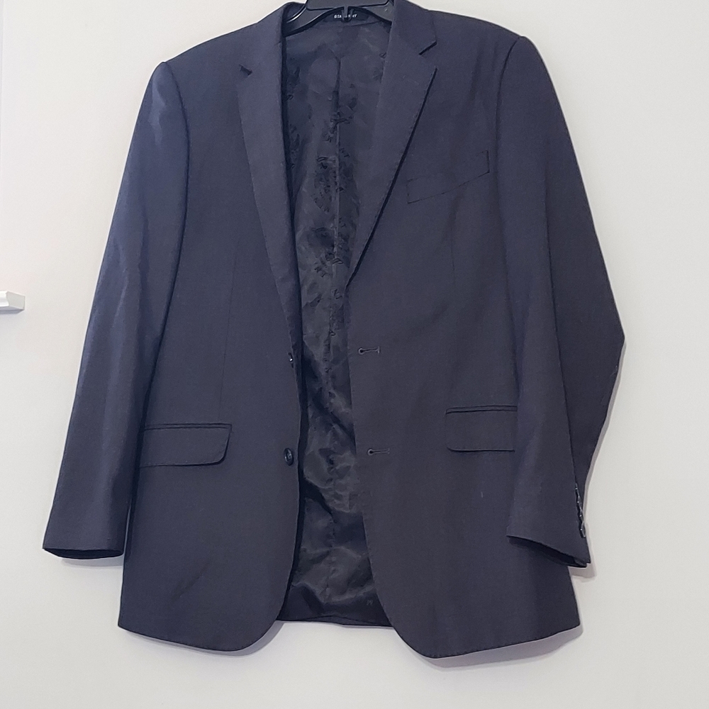 Italian Super 150 Wool Suit Statement Men’s Formal We… Gem